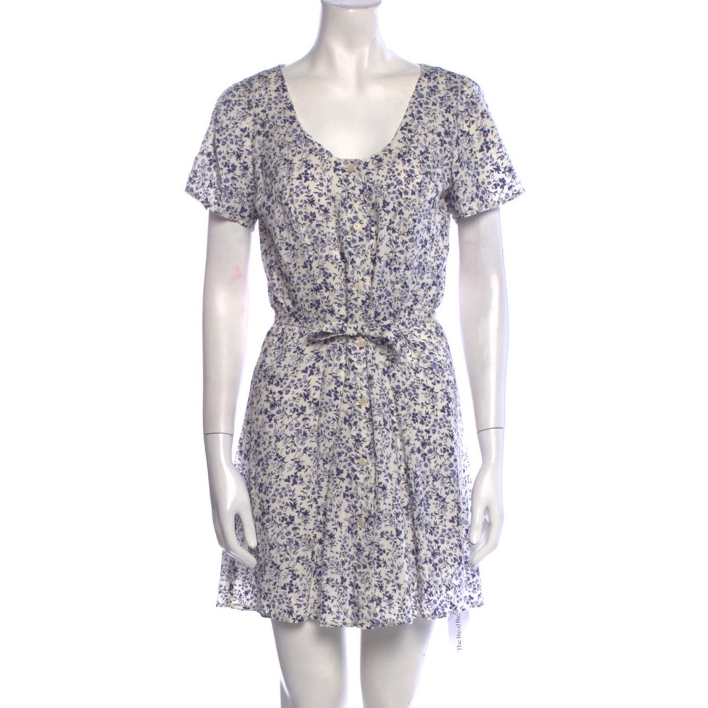 Reformation Floral Print Mini Dress 6